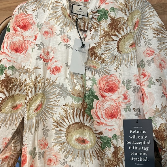 Sun Faded Floral Maryse Caftan - Picture 9 of 13